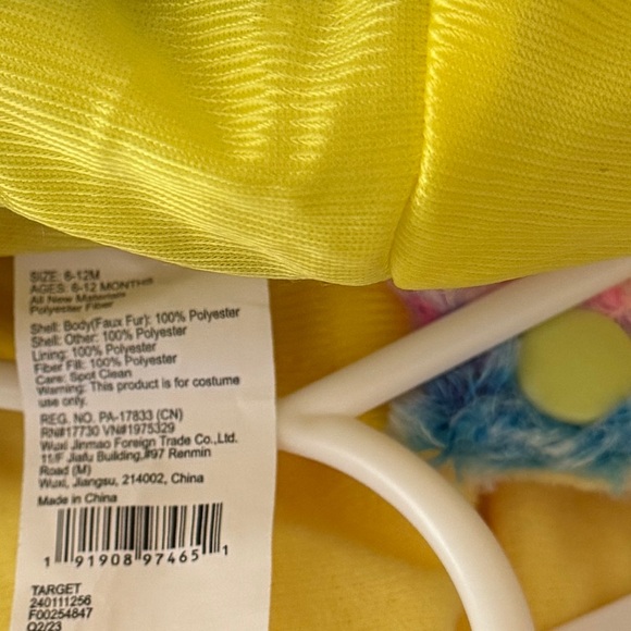 Infant (6-12M) Halloween Costume Bird Long Sleeve Pullover Hooded Jacket Owl - Picture 6 of 9